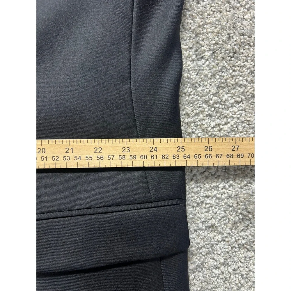 Lauren Ralph Lauren‎ Green Label Mens 50L Black Wool 2 Button Blazer Sport Coat